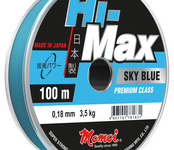 Леска Hi-Max Sky Blue 0,40 мм, 15,0 кг, 100 м (уп.5 шт)
