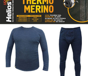 Комплект Thermo-Merino M (44-46/164-168), темно-серый, Helios