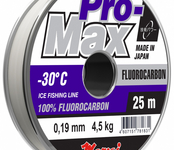 Леска Pro-Max Fluorocarbon 0,23 мм, 5,0 кг, 25 м (уп.10 шт)