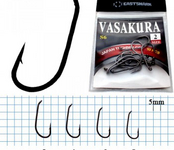 Крючок Vasakura New S6 №8 черный (10шт. в упак)