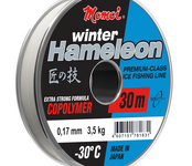 Леска Hameleon Winter 0,14 мм, 2,3 кг, 30 м, прозрачный (уп.10 шт)